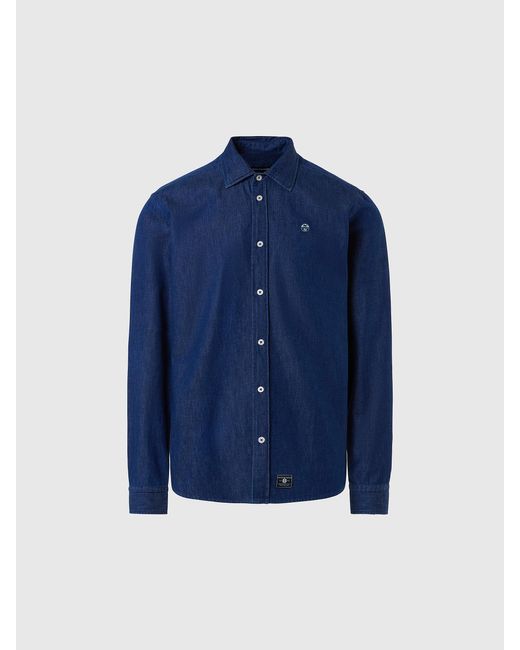 Chemise en chambray de coton North Sails pour homme en coloris Blue
