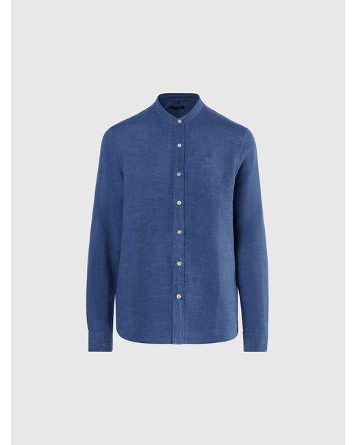 Mandarin collar shirt North Sails pour homme en coloris Blue