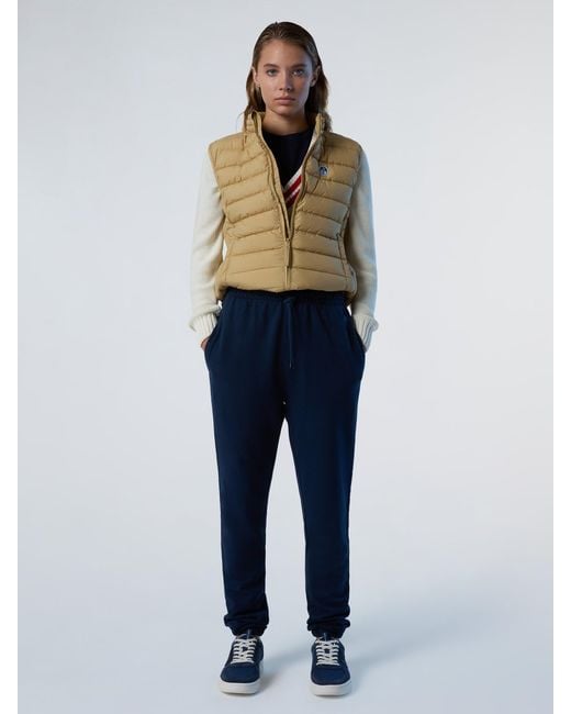 North Sails White Naomi Wattierte Weste