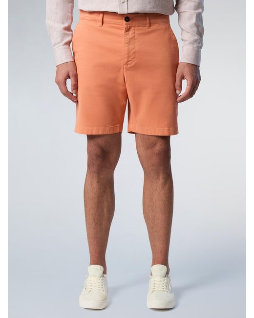North Sails Star Gabardine-Chino-Shorts in Blue für Herren