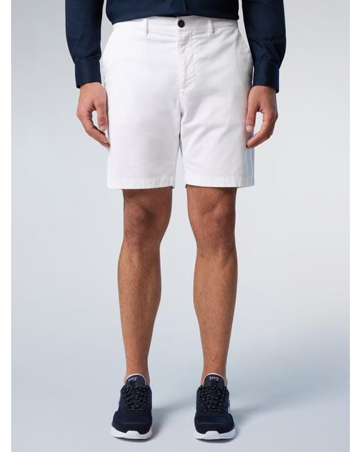 North Sails Star Gabardine-Chino-Shorts in Blue für Herren