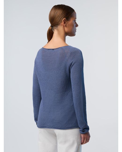 North Sails White Pullover Mit U-Boot-Ausschnitt