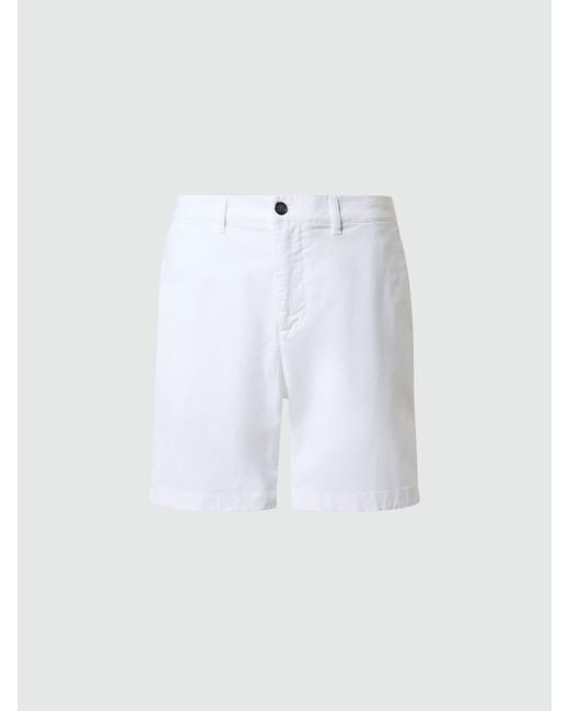North Sails Star Gabardine-Chino-Shorts in Blue für Herren