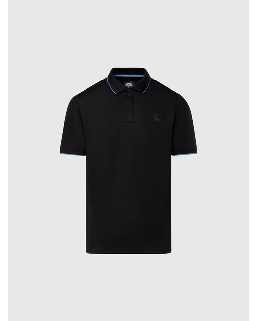 Polo Coolmax North Sails de hombre de color Black