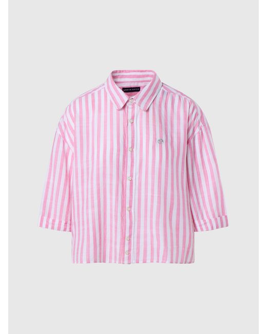 Camisa boxy de TM de rayas North Sails de color Pink