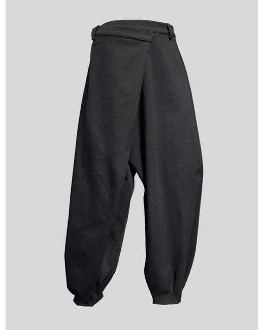 JENN LEE Black Low-rise Denim Clown Pants