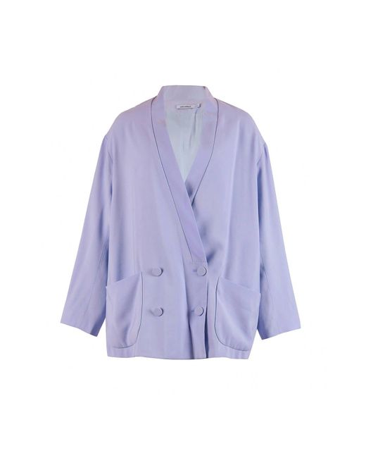Emma Wallace Purple Lopez Blazer