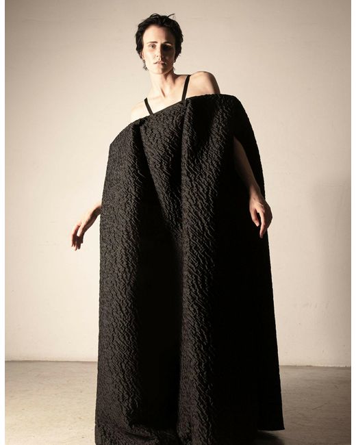 Dzhus Black Thesis 3-way Transforming Piece: Dress/hood