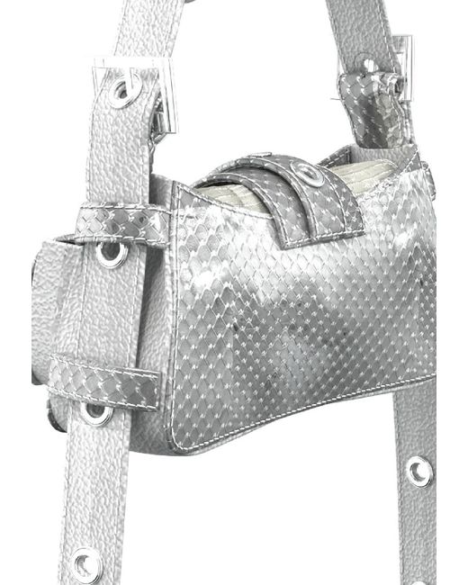 CSHEON Natural Motorcycle Baguette Silver Metallic