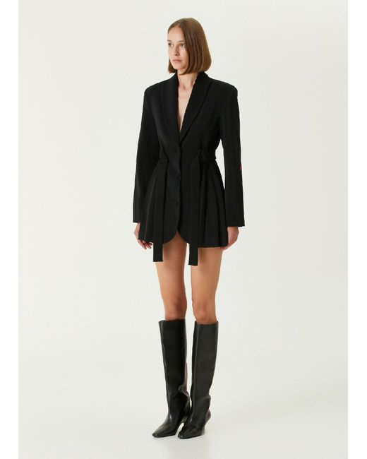 Pcfg Wool Blend Your *itch Jacket Dress - Jet Black