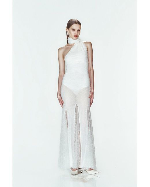 Khéla the Label White Champagne Chic Gown