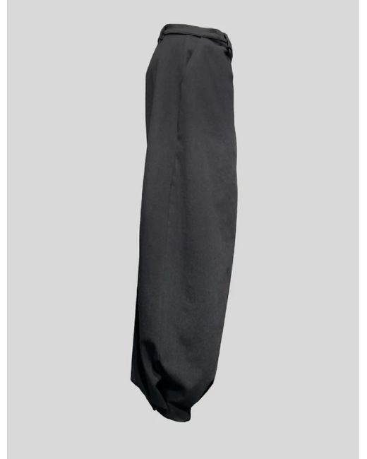 JENN LEE Black Low-rise Denim Clown Pants