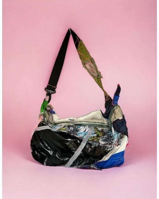 Miro Misljen Pink Abstract Asymmetric Bag