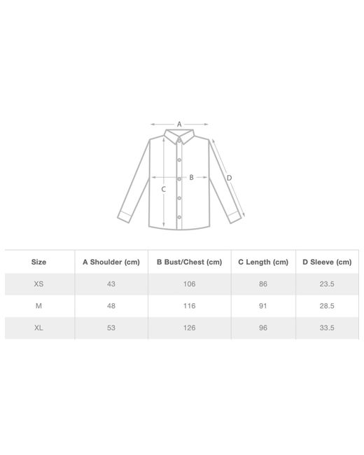 INF White Chef's Uniform Multilayer Shirt