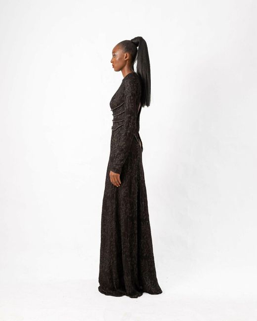 Deep Backline Joseph Ejiro Black Lace Dress With Deep Backline | Lyst