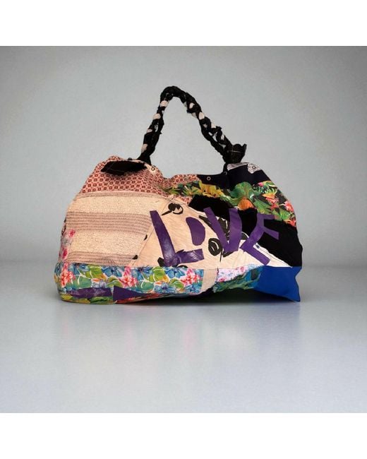 Miro Misljen Red Bohemian Patchwork Tote