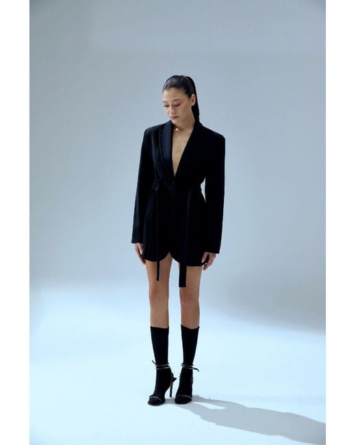 Pcfg Wool Blend Your *itch Jacket Dress - Jet Black