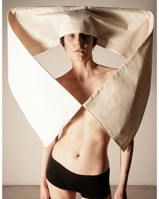 Dzhus Natural Narrative 4-way Transforming Piece: Dress/headpiece/scarf