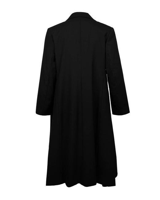 INF Strapped Long Blazer Coat in Blue Lyst