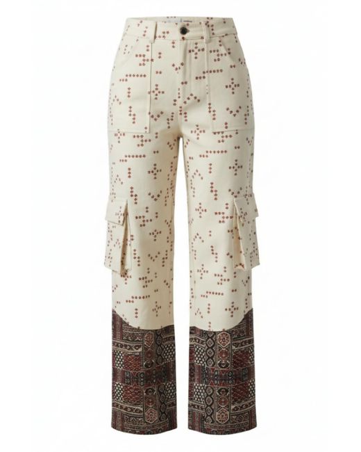 The Opal Tribe Women's Natural Opal Cargo Pants cargo pants