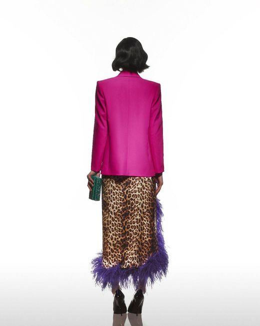 Sel Pink Fuchsia Oversized Jacket