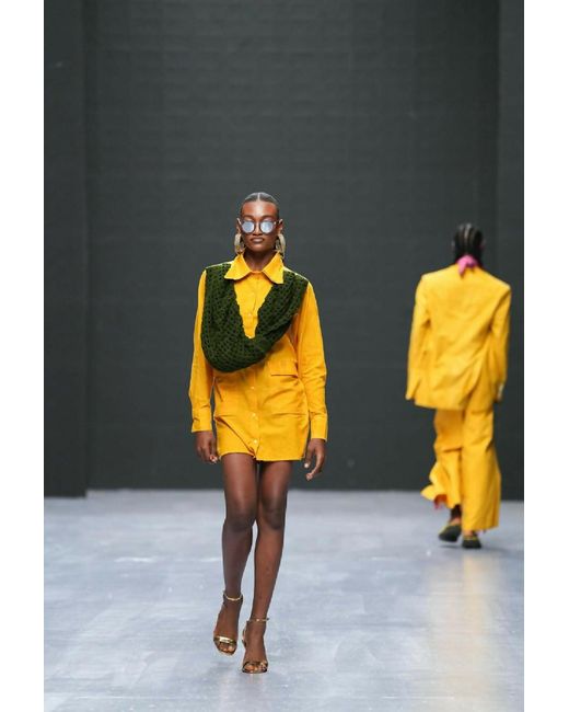 Cute-Saint Ng Brown Asa Shirt-dress