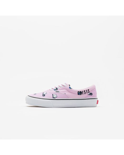 vans with pink fur