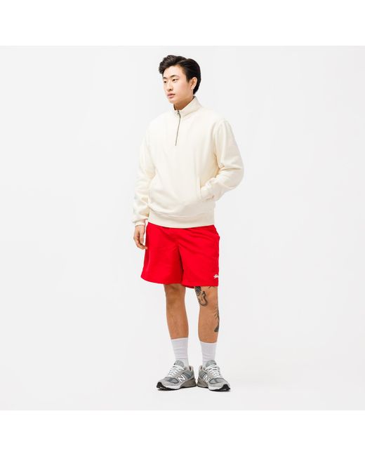 stussy red shorts