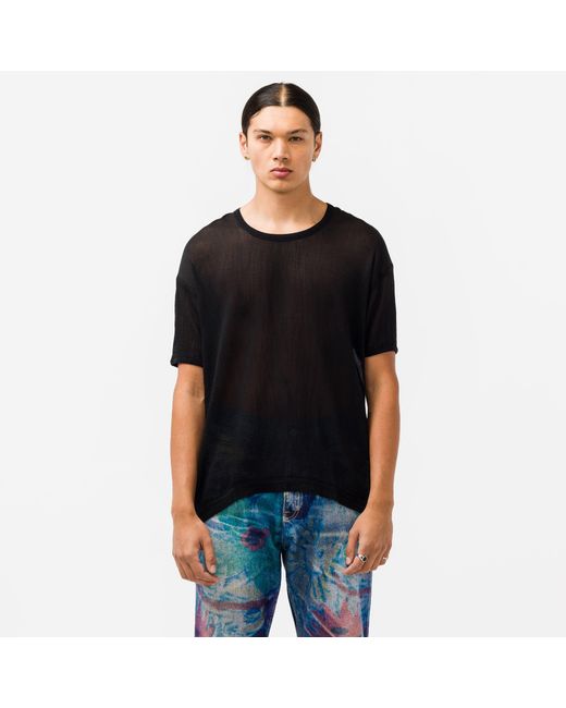 Our Legacy Cotton U Neck T-shirt in Black for Men | Lyst
