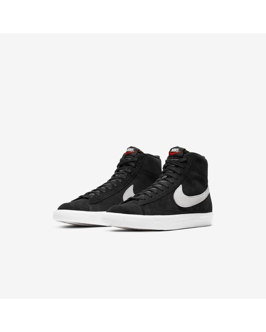 Nike Blazer Mid 77 Suede in Black for Men | Lyst