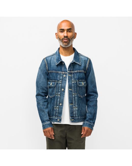 Visvim Cotton Ss 101 Jkt Dmgd-1001 in 