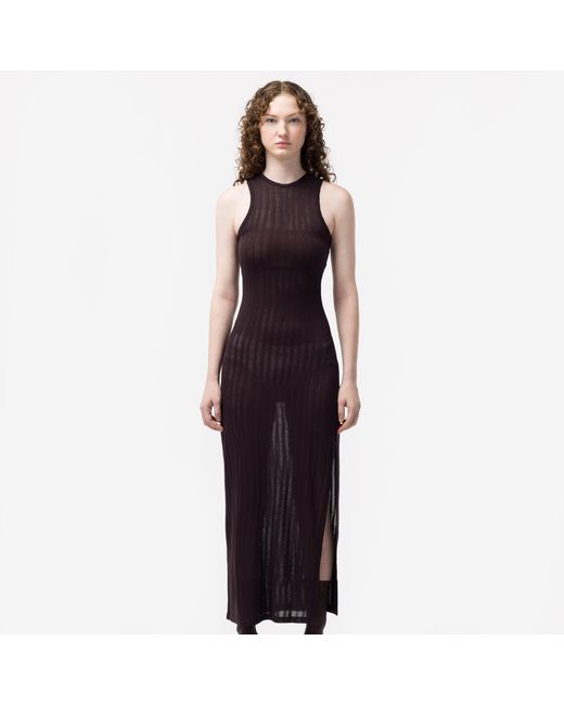 Eckhaus Latta Shrunk Maxi Dress in Purple Lyst