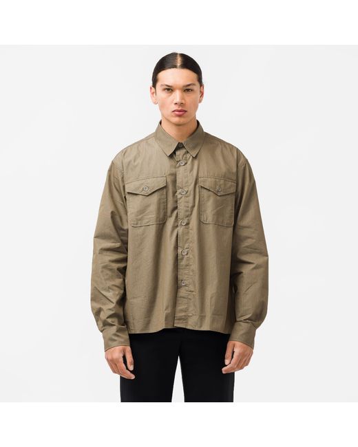 Our Legacy Cotton Military Base Shirt 
