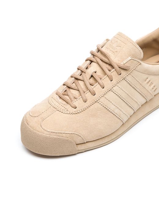 Adidas originals Pigskin Samoa In Pale Nude in Beige for Men | Lyst