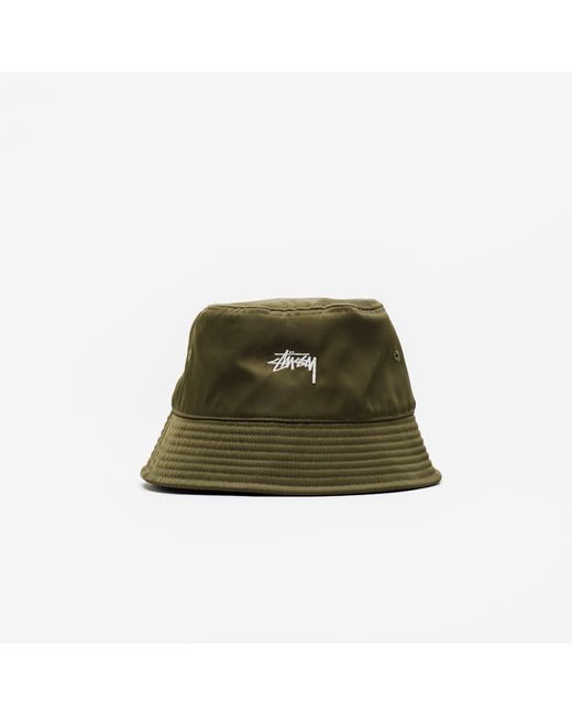 Stussy Satin Nylon Deep Bucket Hat in 