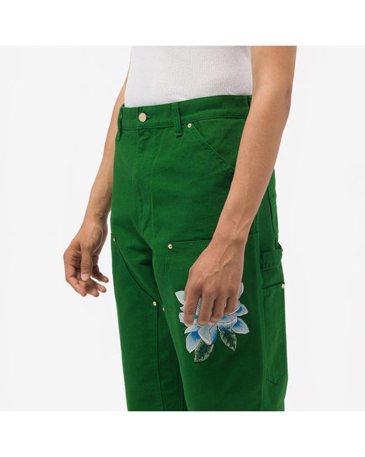 AWAKE NY Carhartt Wip Double Knee Pants in Green for Men | Lyst