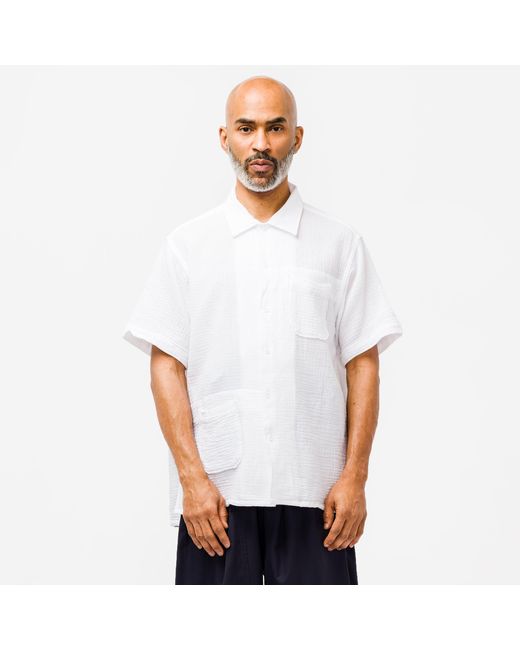 Engineered Garments Cotton Camp Shirt in White for Men Lyst