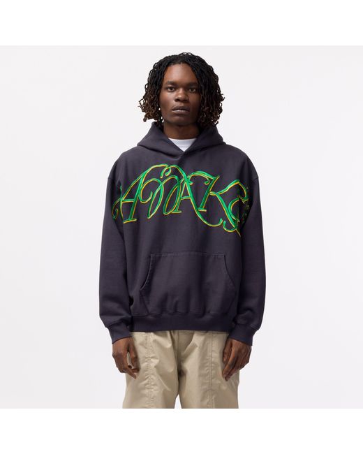 AWAKE NY Script Oversized Embroidered Hoodie for Men | Lyst