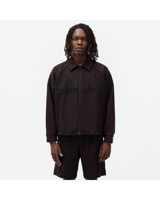 GR10K Wool Salomon Panno Raglan Jacket in Black for Men | Lyst