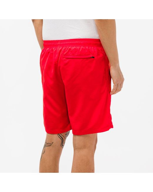 Stussy Synthetic Stock Water Shorts in Red for Men | Lyst