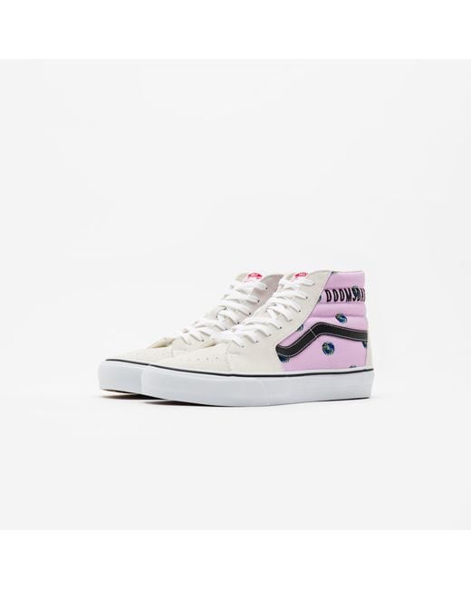 vans with pink fur