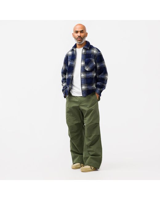 Stussy Synthetic Shadow Plaid Sherpa 