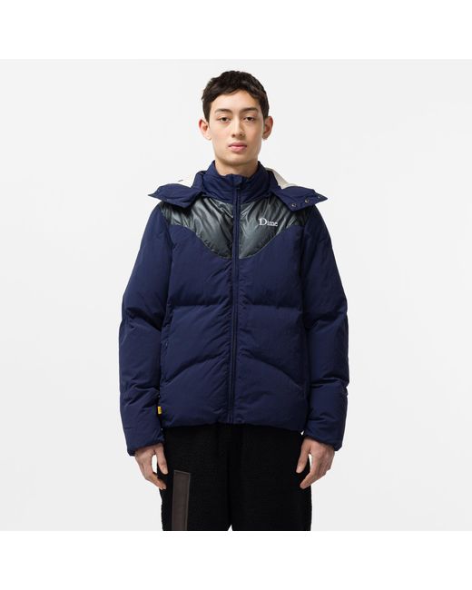 Dime Contrast Puffer Jacket in Blue for Men | Lyst