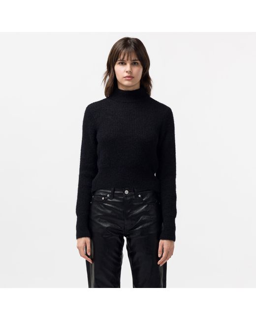 Our Legacy Fuzzy Intact Turtleneck in Black | Lyst
