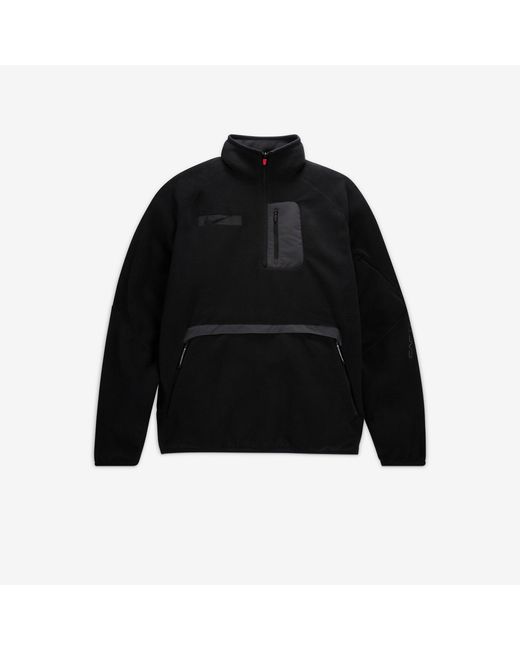 Nike Synthetic Cact.us Corp Nrg Bh Quarter Zip in Black/Anthracite