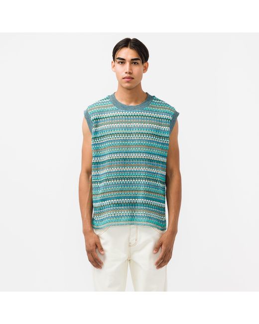 ANDERSSON BELL Synthetic Monaco22 Sheer Knit Vest for Men | Lyst