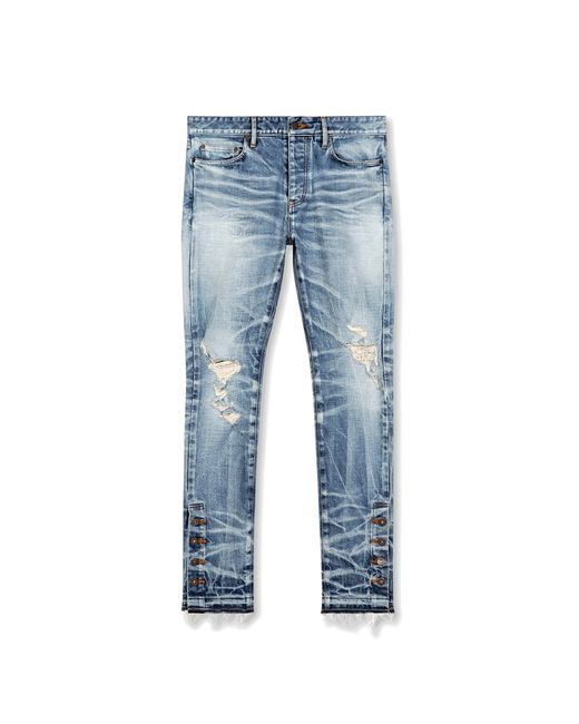 MLVINCE Denim Type-1 Slim Crash Jeans in Blue for Men | Lyst