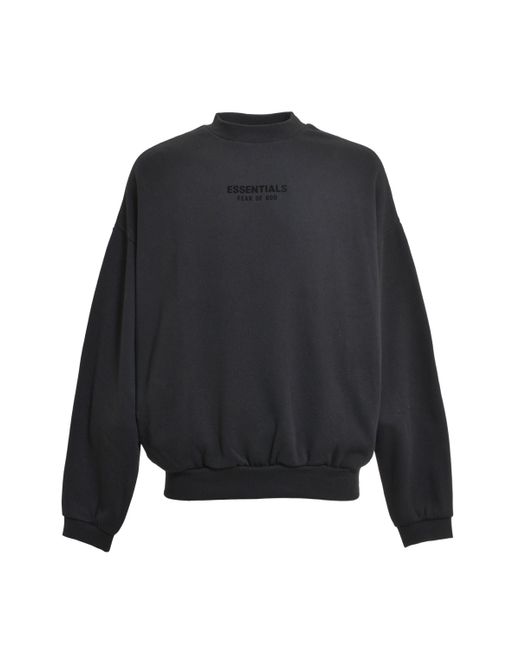 black essentials crewneck