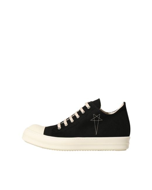 Rick Owens DRKSHDW Luxor Low Trainers in Black for Men | Lyst