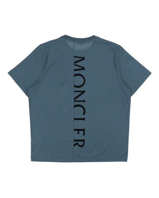 Moncler Ss T-shirt in Blue for Men | Lyst
